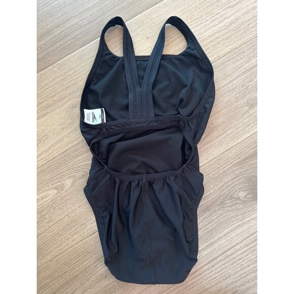 Speedo Pro LT Womens Black One-Piece Swimsuit Size 8/34 - Picture 2 of 3